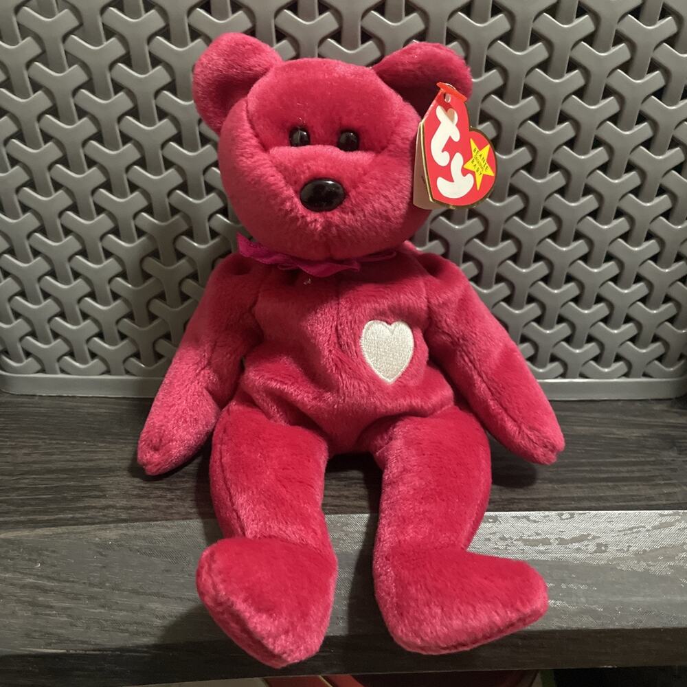 Valentina RARE TY Beanie Baby Tag Errors Misprint‎ 1998/99 Hologram New